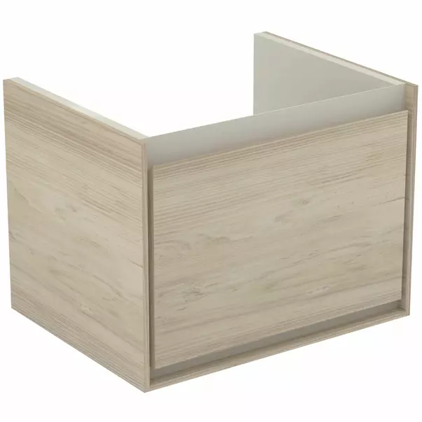  Dulapuri baie - Dulap suspendat pentru lavoar maro deschis lemn Ideal Standard Connect Air Cube 53.5 cm