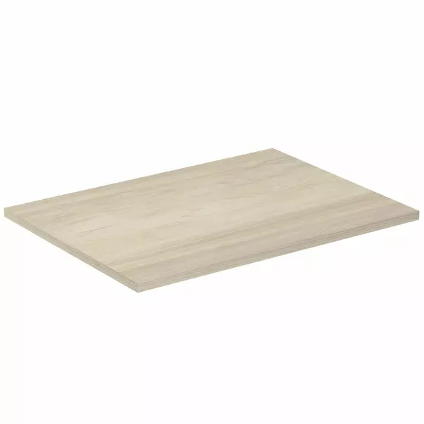  Dulapuri baie - Blat pentru lavoar maro deschis lemn Ideal Standard Connect Air fara decupaj 60 cm