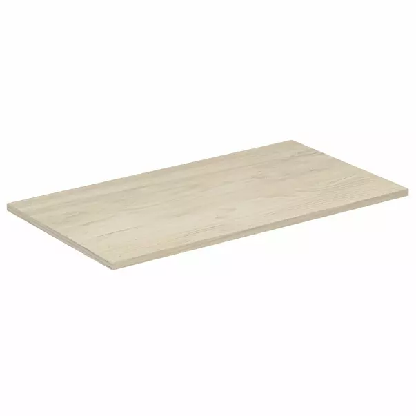  Dulapuri baie - Blat pentru lavoar maro deschis lemn Ideal Standard Connect Air fara decupaj 80 cm