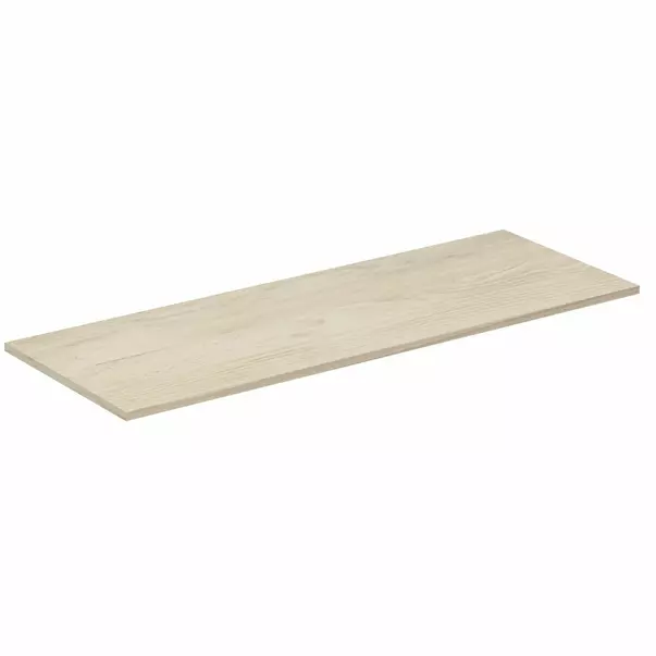 Dulapuri baie - Blat pentru lavoar maro deschis lemn Ideal Standard Connect Air fara decupaj 120 cm