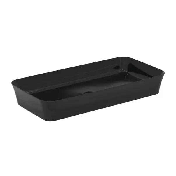 Lavoare - Lavoar pe blat Ideal Standard Atelier Ipalyss 80 cm negru lucios