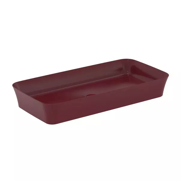 Lavoare - Lavoar pe blat Ideal Standard Atelier Ipalyss Pomegranate 80 cm rosu bordo