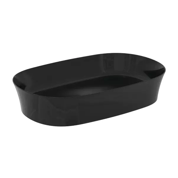 Lavoare - Lavoar pe blat Ideal Standard Atelier Ipalyss 60 cm negru lucios