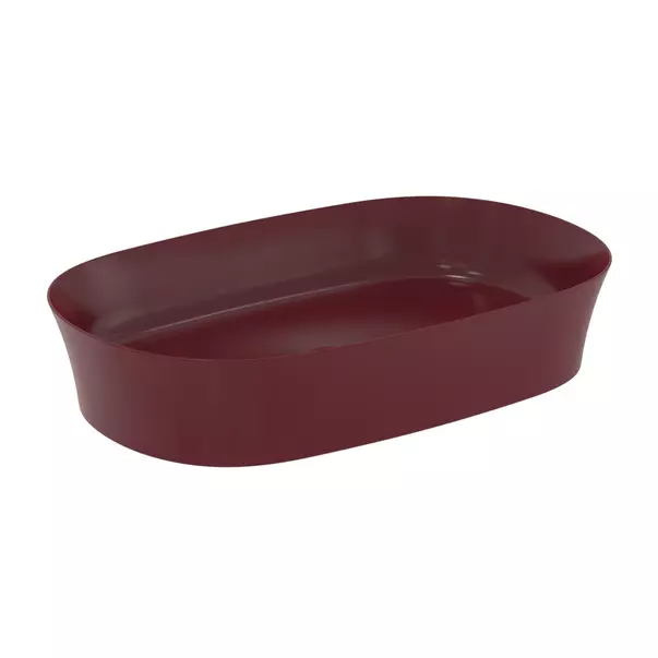 Lavoare - Lavoar pe blat Ideal Standard Atelier Ipalyss Pomegranate 60 cm rosu bordo