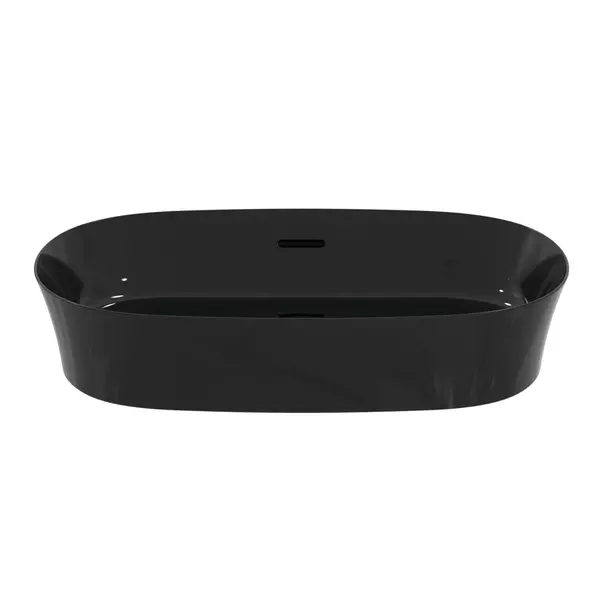 Lavoar pe blat Ideal Standard Atelier Ipalyss 60 cm negru lucios cu preaplin [7]