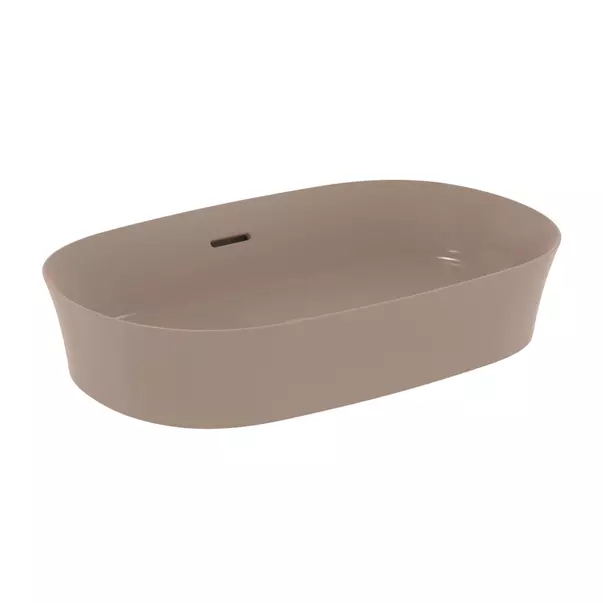 Lavoare - Lavoar pe blat Ideal Standard Atelier Ipalyss Kashmir 60 cm maro cu preaplin