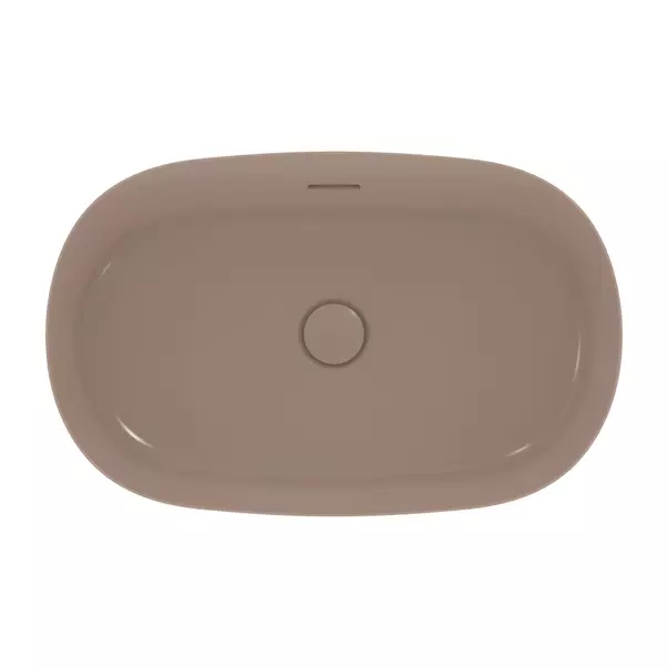 Lavoar pe blat Ideal Standard Atelier Ipalyss Kashmir 60 cm maro cu preaplin [7]