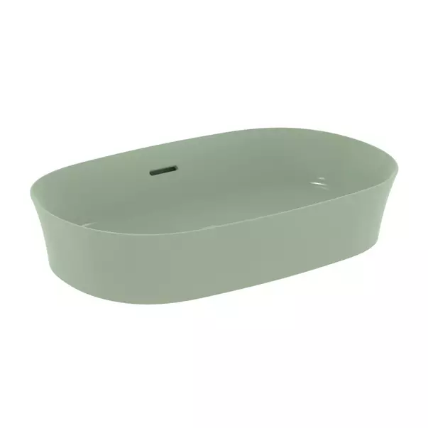 Lavoare - Lavoar pe blat Ideal Standard Atelier Ipalyss Sage 60 cm verde cu preaplin