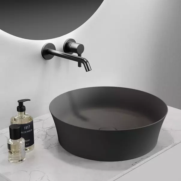 Lavoare - Lavoar pe blat Ideal Standard Atelier Ipalyss Slate Grey 40 cm gri