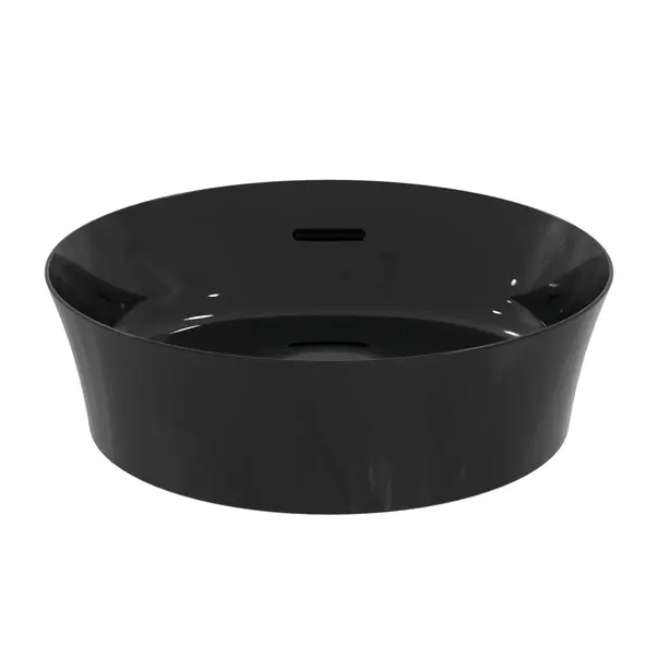 Lavoare - Lavoar pe blat Ideal Standard Atelier Ipalyss 40 cm negru lucios cu preaplin