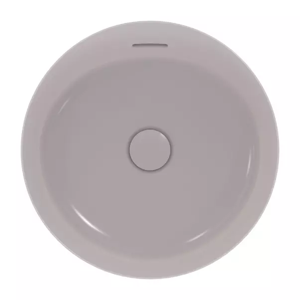 Lavoar pe blat Ideal Standard Atelier Ipalyss Concrete 40 cm gri beton cu preaplin [4]