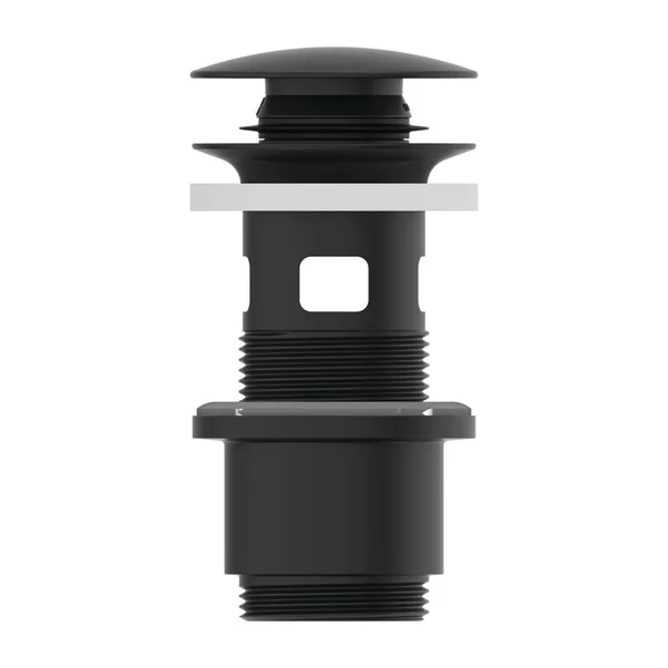 Ventil Ideal Standard pentru lavoare cu preaplin negru mat push-open [2]