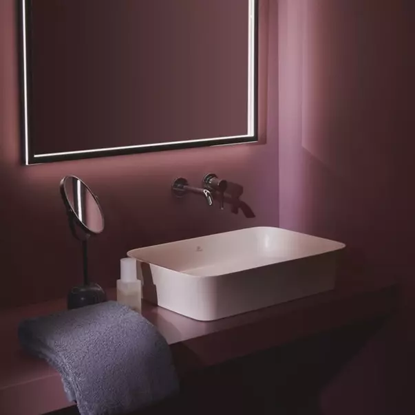 Lavoare - Lavoar pe blat Ideal Standard Atelier Ipalyss 65 cm alb mat