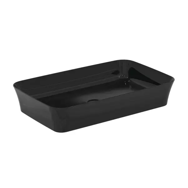 Lavoare - Lavoar pe blat Ideal Standard Atelier Ipalyss 65 cm negru lucios
