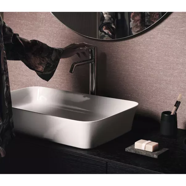 Lavoar pe blat Ideal Standard Atelier Ipalyss 65 cm alb lucios cu preaplin [3]