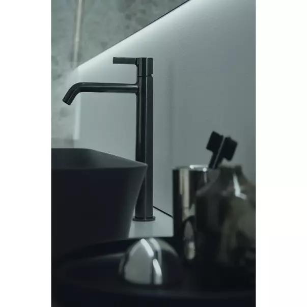 Lavoar pe blat Ideal Standard Atelier Ipalyss Slate Grey 65 cm gri cu preaplin [3]