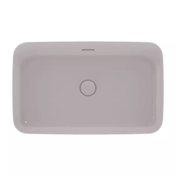 Lavoar pe blat Ideal Standard Atelier Ipalyss Concrete 65 cm gri beton cu preaplin [6]
