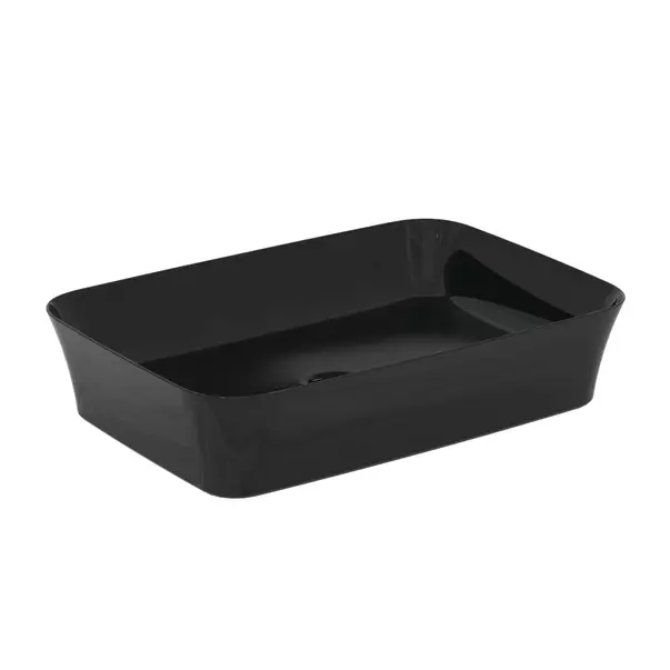 Lavoare - Lavoar pe blat Ideal Standard Atelier Ipalyss 55 cm negru lucios