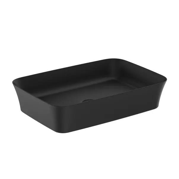 Lavoare - Lavoar pe blat Ideal Standard Atelier Ipalyss 55 cm negru mat