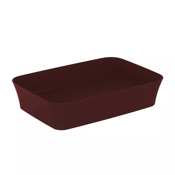 Lavoare - Lavoar pe blat Ideal Standard Atelier Ipalyss Pomegranate 55 cm rosu bordo