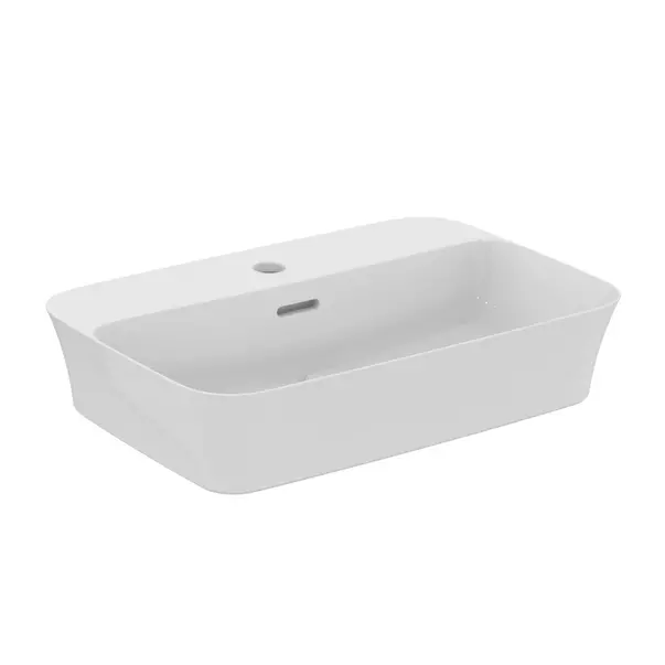 Lavoare - Lavoar pe blat Ideal Standard Atelier Ipalyss 55 cm alb lucios cu orificiu baterie