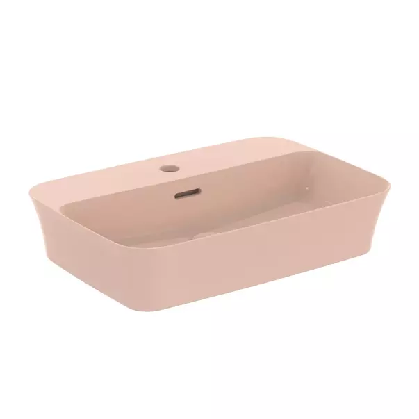 Lavoare - Lavoar pe blat Ideal Standard Atelier Ipalyss Nude 55 cm roz cu orificiu baterie