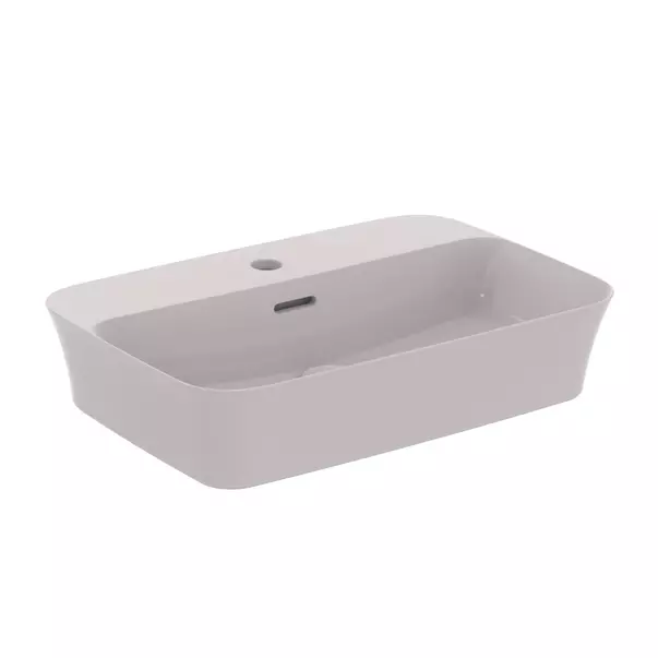 Lavoare - Lavoar pe blat Ideal Standard Atelier Ipalyss Concrete 55 cm gri beton cu orificiu baterie