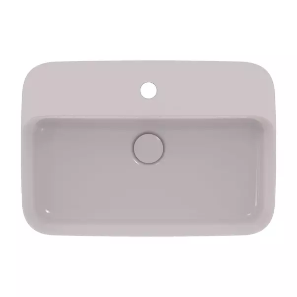 Lavoar pe blat Ideal Standard Atelier Ipalyss Concrete 55 cm gri beton cu orificiu baterie [5]