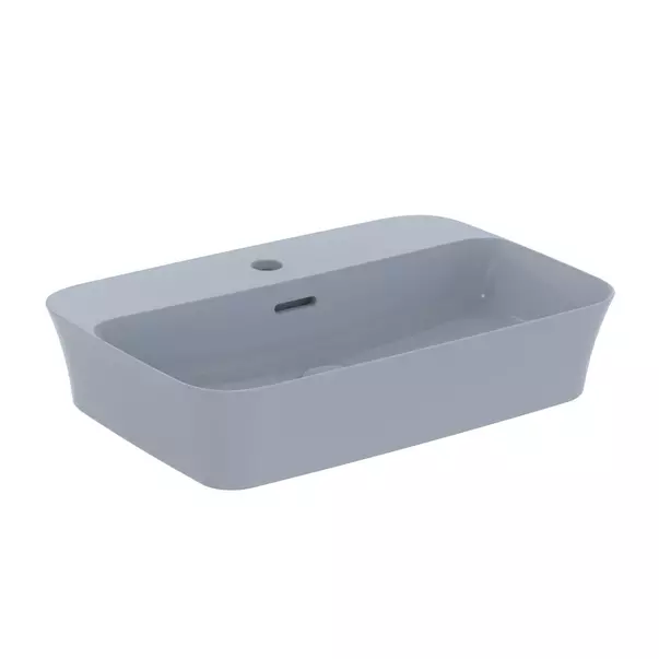 Lavoare - Lavoar pe blat Ideal Standard Atelier Ipalyss Powder 55 cm albastru cu orificiu baterie