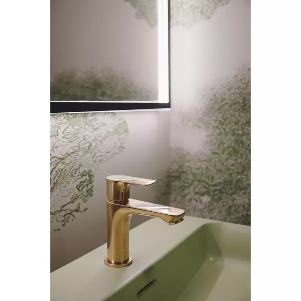 Lavoar pe blat Ideal Standard Atelier Ipalyss Sage 55 cm verde cu orificiu baterie [4]