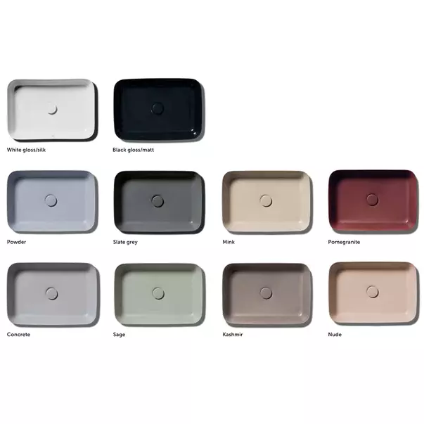 Lavoar pe blat Ideal Standard Atelier Ipalyss 55 cm negru mat cu preaplin [9]