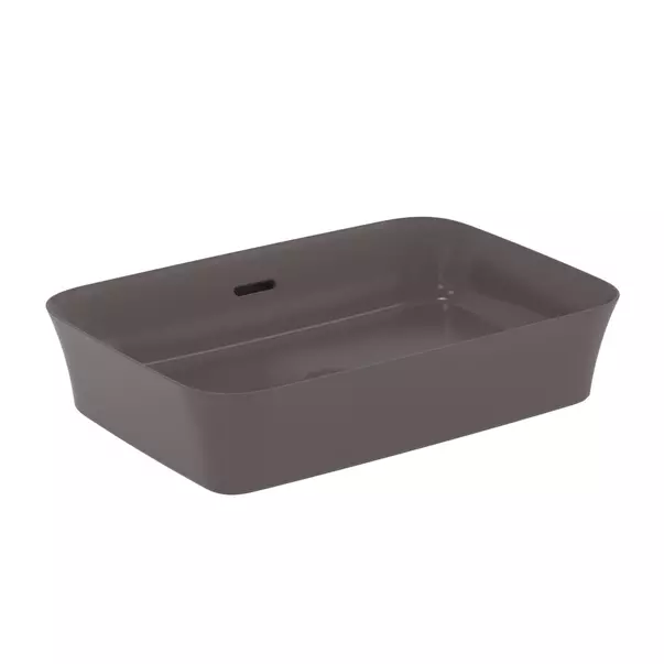 Lavoare - Lavoar pe blat Ideal Standard Atelier Ipalyss Slate Grey 55 cm gri cu preaplin