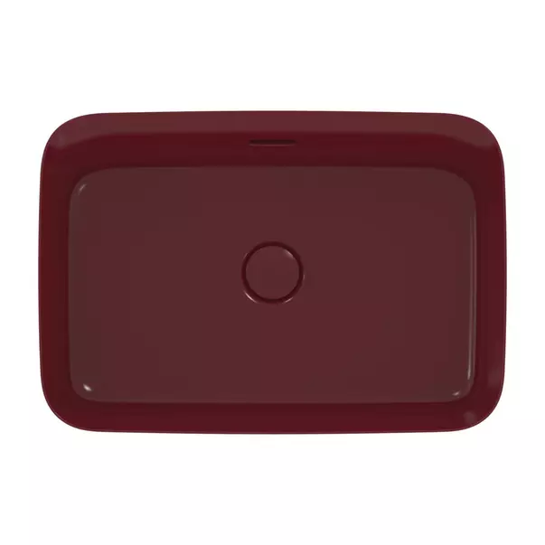 Lavoar pe blat Ideal Standard Atelier Ipalyss Pomegranate 55 cm rosu bordo cu preaplin [7]