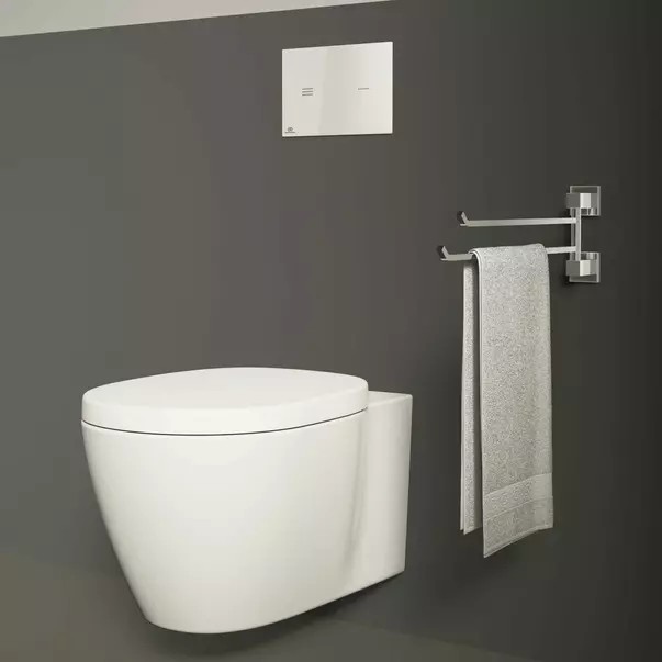 Cuiere si suporturi prosoape - Suport prosop doua brate Ideal Standard IOM 45 cm