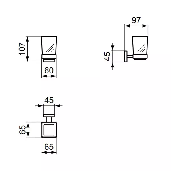 Suport periute de dinti Ideal Standard IOM [3]