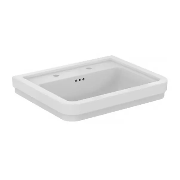 Lavoare pe perete - Lavoar suspendat Ideal Standard Atelier Calla alb lucios 62 cm cu 2 orificii baterie si preaplin