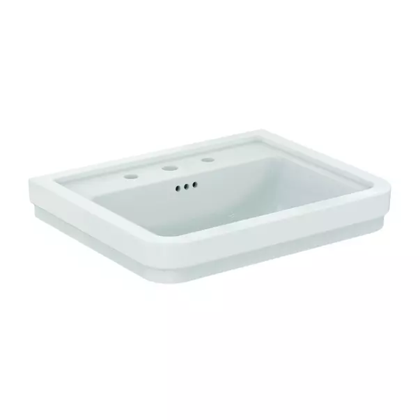 Lavoare pe perete - Lavoar suspendat Ideal Standard Atelier Calla alb lucios 62 cm cu 3 orificii baterie si preaplin