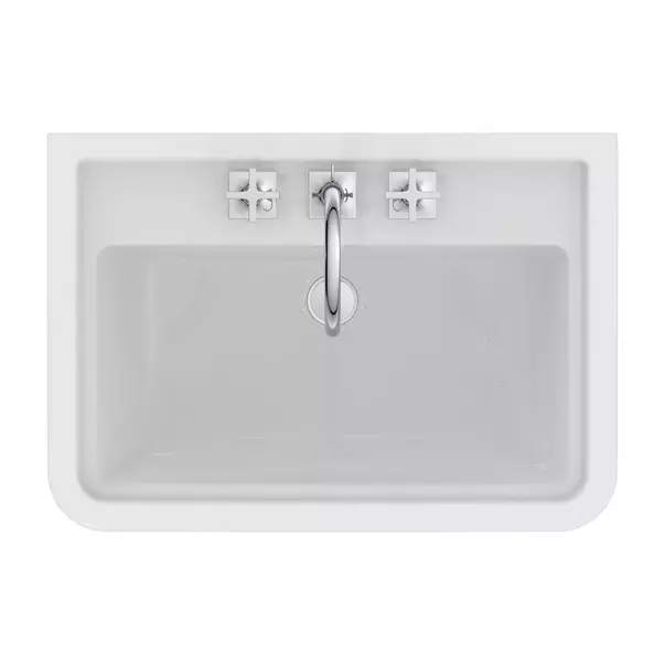 Lavoar suspendat Ideal Standard Atelier Calla alb lucios 72 cm cu 3 orificii baterie si preaplin [10]