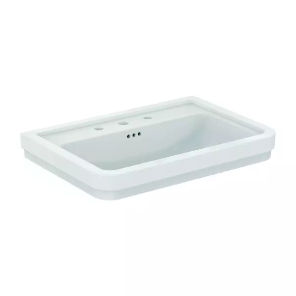 Lavoar suspendat Ideal Standard Atelier Calla alb lucios 72 cm cu 3 orificii baterie si preaplin [2]