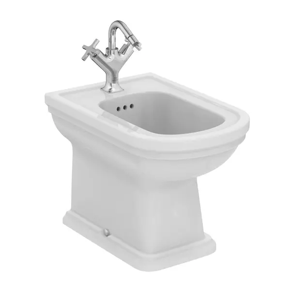 Bideu pe pardoseala Ideal Standard Atelier Calla BTW alb lucios [8]