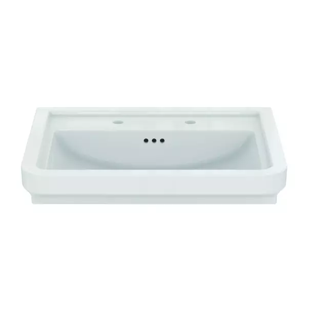 Lavoar pe mobilier Ideal Standard Atelier Calla alb lucios 67 cm cu 2 orificii baterie [7]