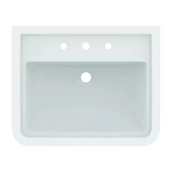 Lavoar pe mobilier Ideal Standard Atelier Calla alb lucios 67 cm cu 3 orificii baterie [10]