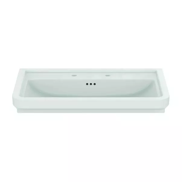 Lavoar pe mobilier Ideal Standard Atelier Calla alb lucios 87 cm cu 2 orificii baterie [8]