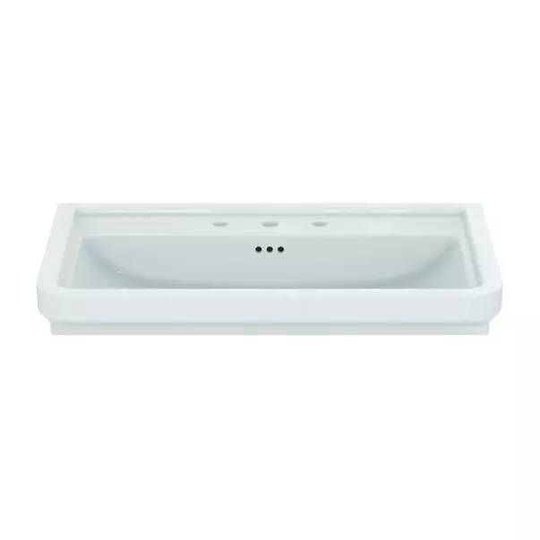 Lavoar pe mobilier Ideal Standard Atelier Calla alb lucios 87 cm cu 3 orificii baterie [9]