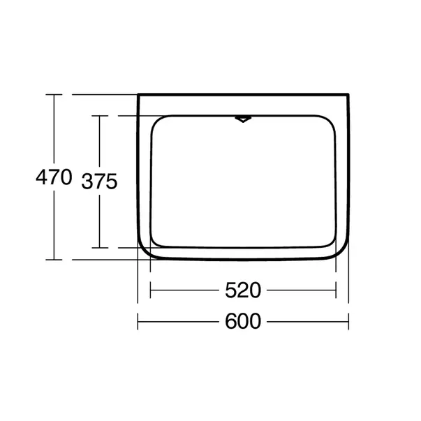 Lavoar suspendat Ideal Standard Contour 21 alb SmartGuard 60 cm [10]