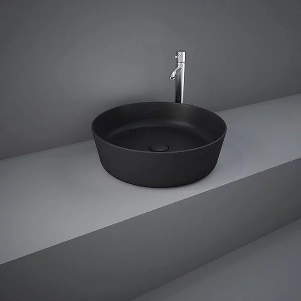 Lavoar rotund negru mat Rak Feeling 42 cm [1]
