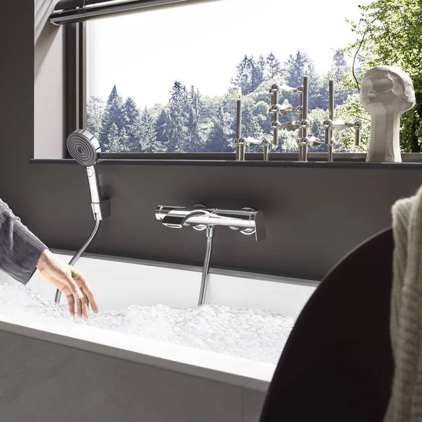 Set baterii lavoar, cada si set de dus Hansgrohe Vivenis crom [4]