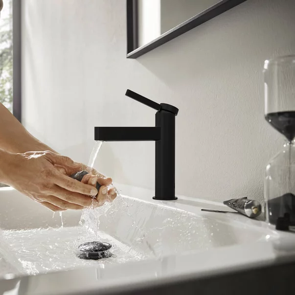 Set baterii lavoar, cada si set de dus Hansgrohe Finoris negru mat [2]