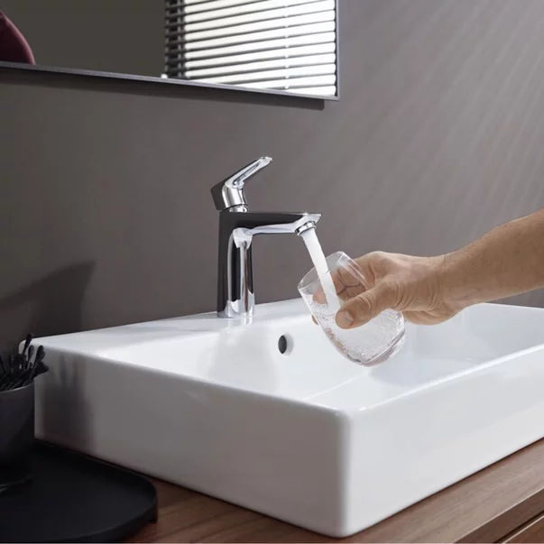Set baterii lavoar, cada si set de dus Hansgrohe Talis E crom [2]