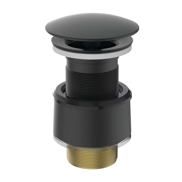 Ventil Ideal Standard pentru lavoare fara preaplin negru mat [2]